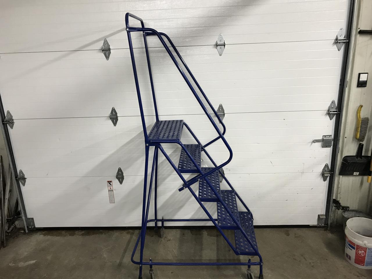 Lot 44 Louisville Steel Warehouse Ladder Kewaskum, WI WireBids